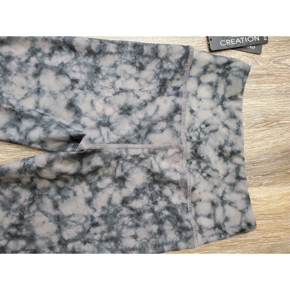 NEW Evolution and Creation Sofia Legging S Women's Pants Gray Tie Dye Stretch - Picture 8 of 9